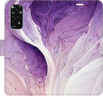 iSaprio flip puzdro Purple Paint na Xiaomi Redmi Note 11/Note 11S
