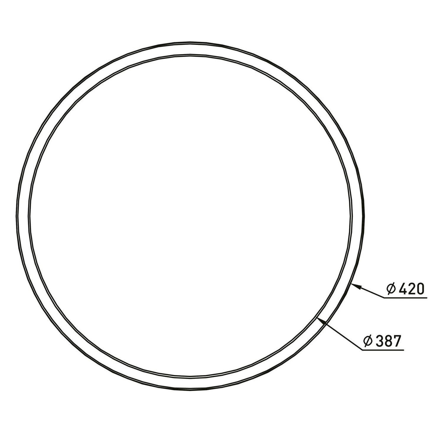 Stropné LED svetlo Karl, CCT RGB backlight Ø 42 cm