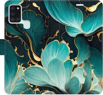 iSaprio flip puzdro Blue Flowers 02 pre Samsung Galaxy A21s