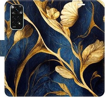 iSaprio flip puzdro GoldBlue na Xiaomi Redmi Note 11/Note 11S