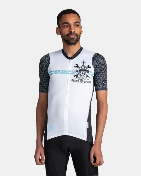 Men's cycling jersey KILPI RIVAL-M White