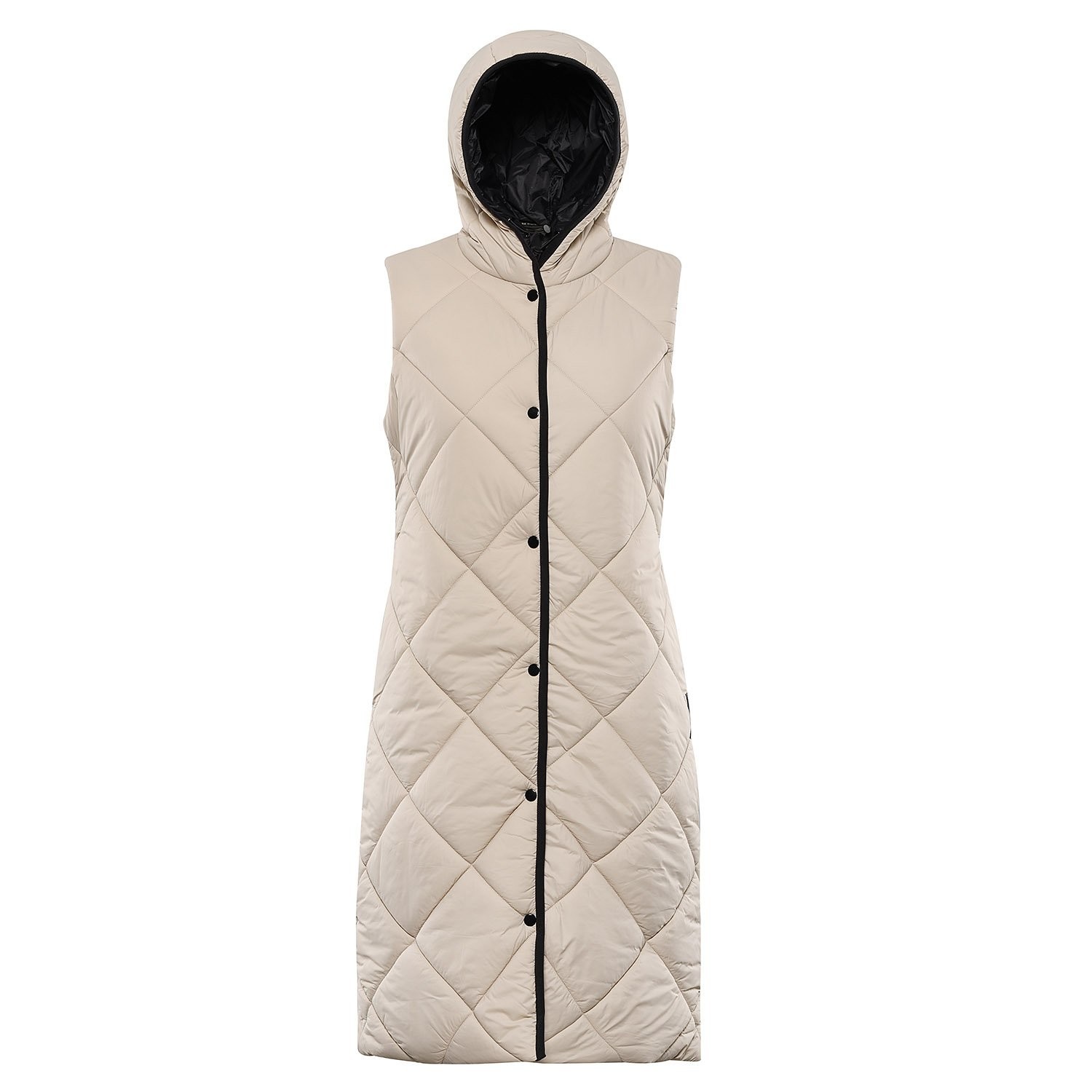 Women's vest nax NAX ELEDA white pepper