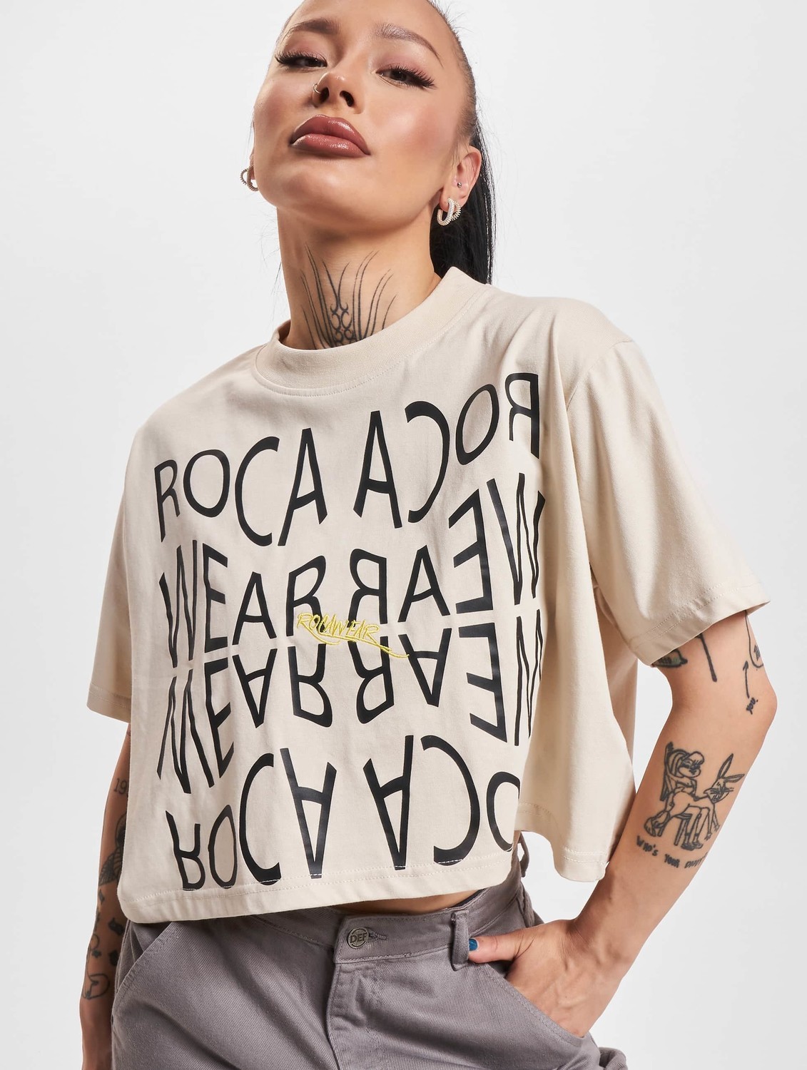 Backprint Ladies Beige