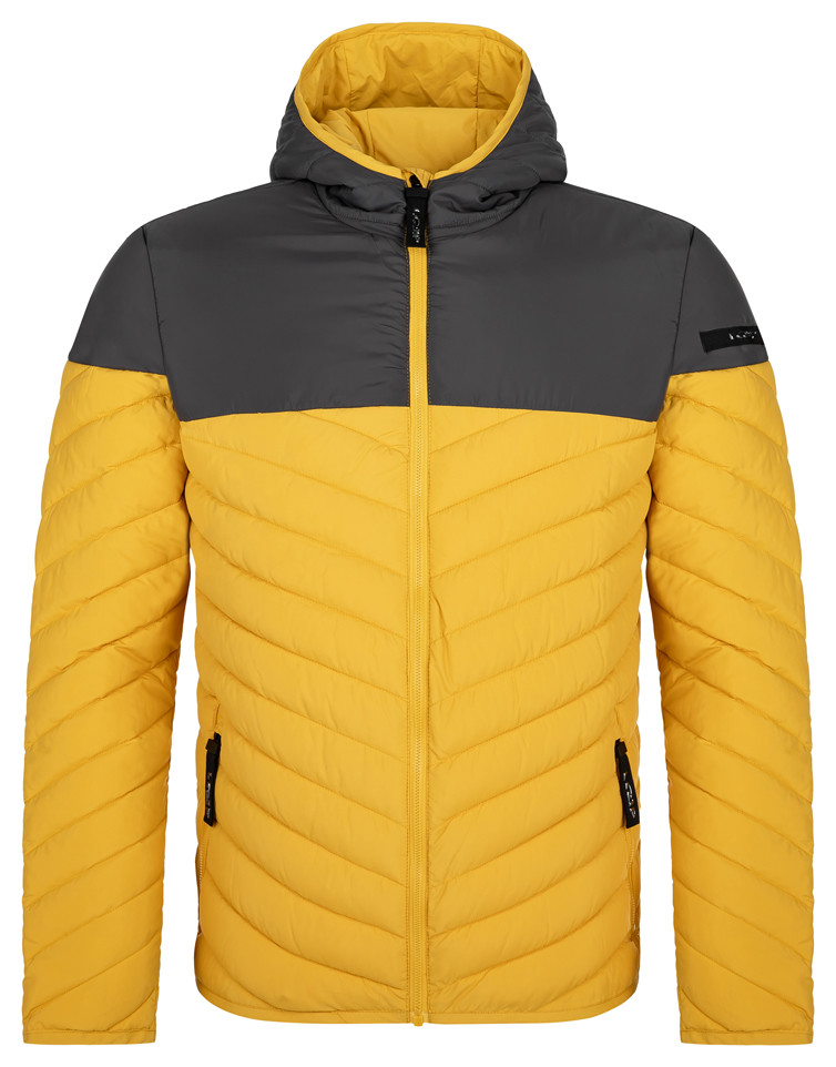 Men's Jacket LOAP JENDA Yellow/Dark Grey