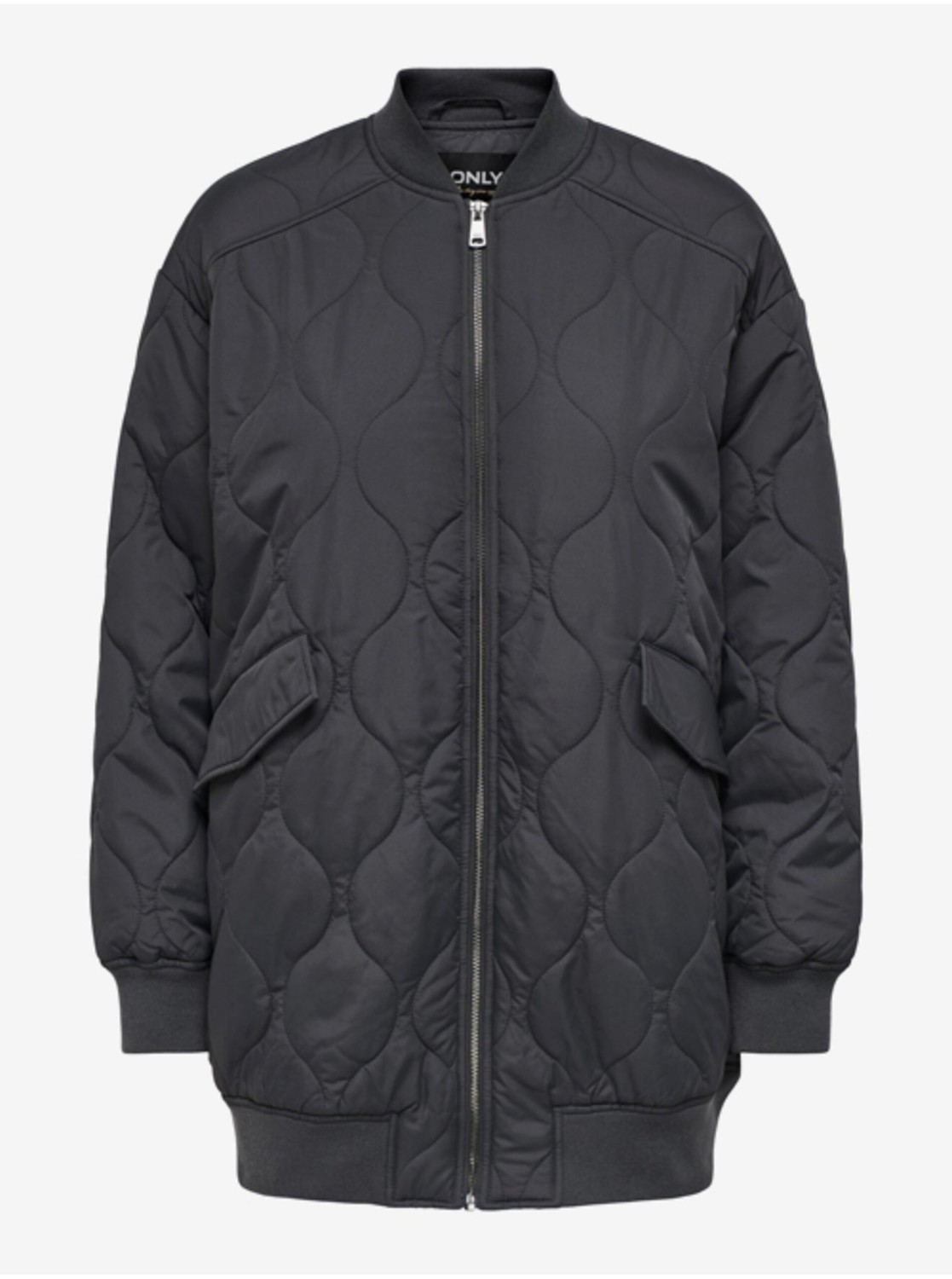 Black Women's Light Quilted Jacket ONLY Tina - Women