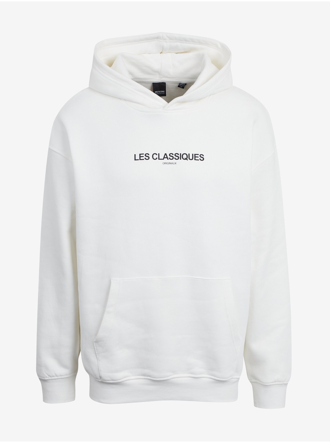 White Mens Hoodie ONLY & SONS Les - Men