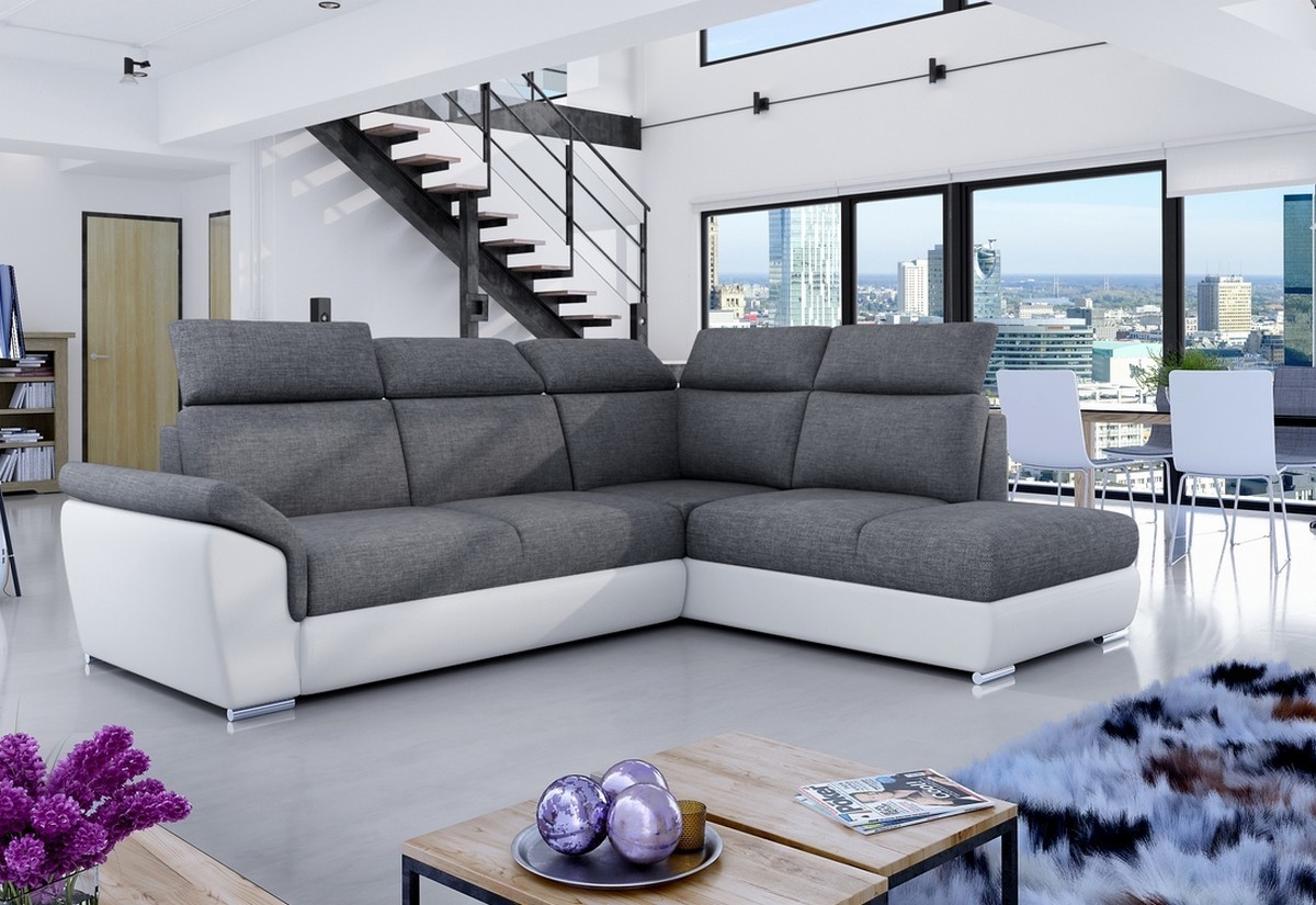 Expedo Rohová rozkladacia sedačka LOLA, 260x102x210, sawana 05/soft 17, pravý roh