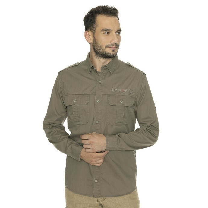 Bushman košeľa Zikmund khaki M