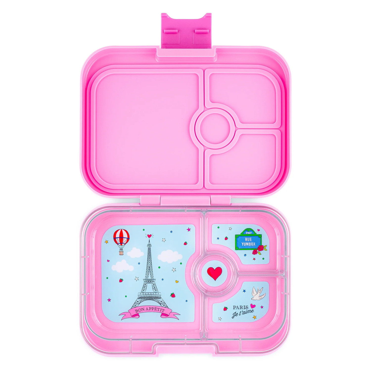 Bento box PANINO 4 ružová / Paríž, 750 ml, Yumbox