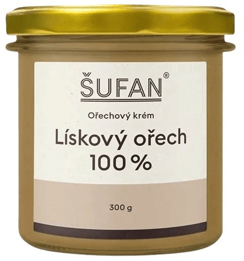 Šufan lieskoorechové maslo