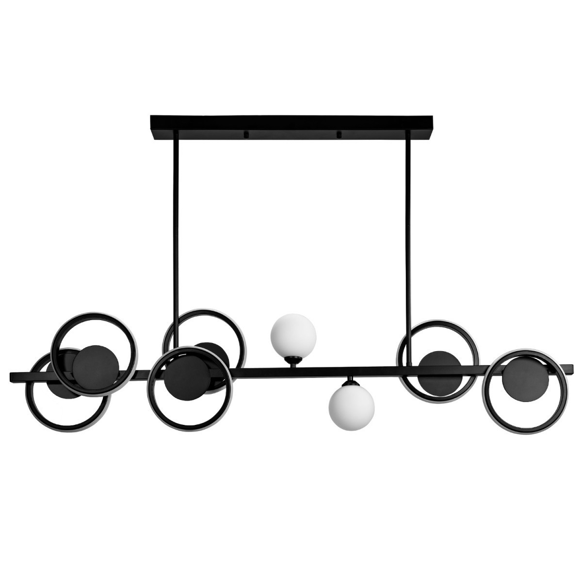 Stropní LED svítidlo Industry černé