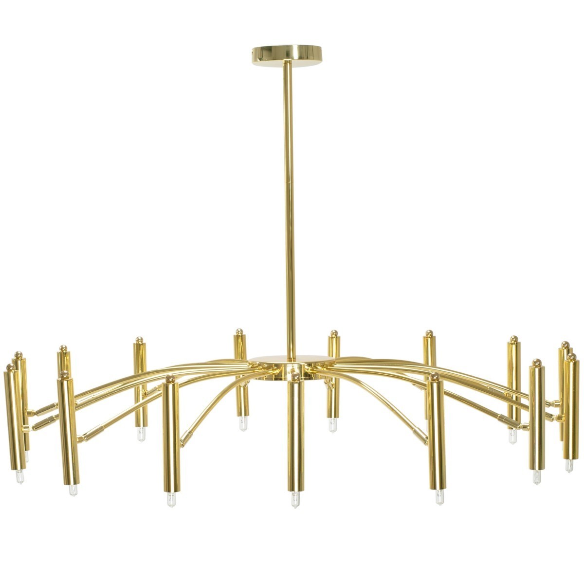 Stropní svítidlo Candle 97 cm zlaté
