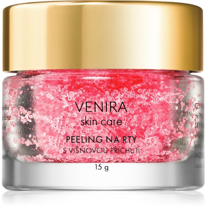 Venira Peeling na pery višňa peeling na pery 15 g