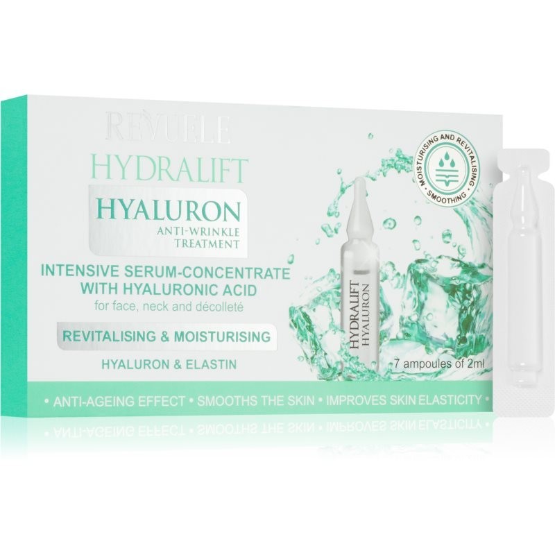 Revuele Hydralift Hyaluron intenzívne sérum na tvár, krk a dekolt 7x2 ml