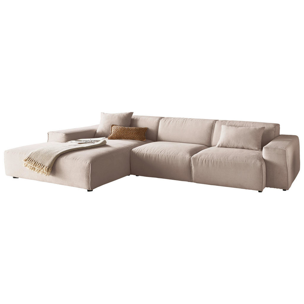 Livetastic ROHOVÁ SEDACIA SÚPRAVA, textil, sivohnedá