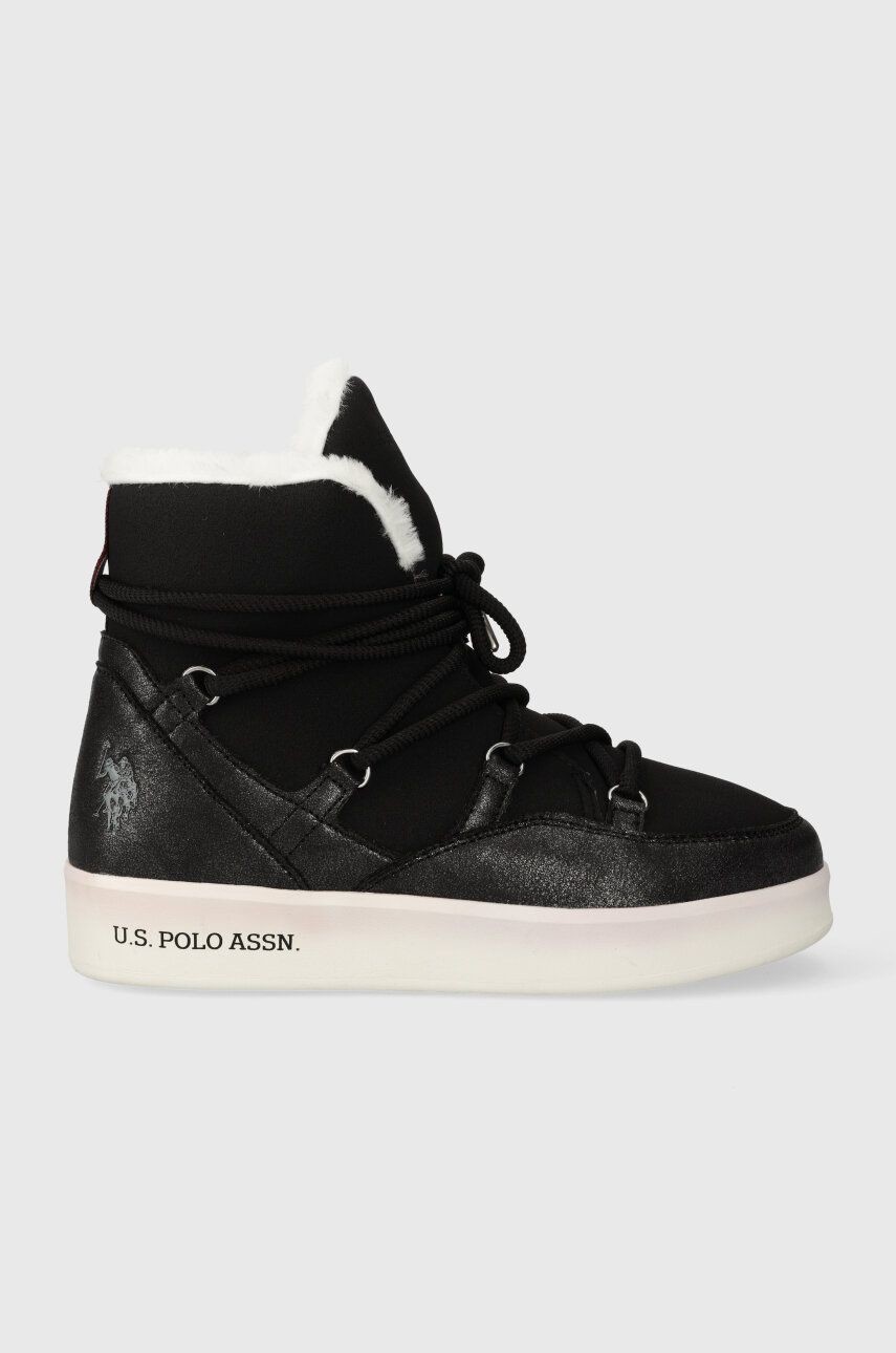 Snehule U.S. Polo Assn. VEGY čierna farba, VEGY005W/CHY1
