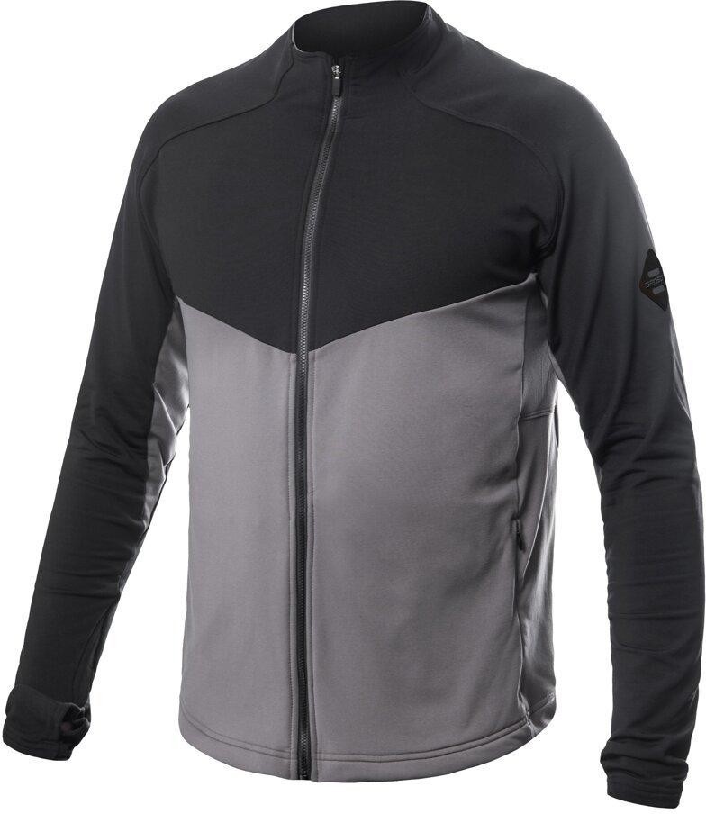 Sensor Coolmax Thermo pánská mikina celozip steel gray/černá
