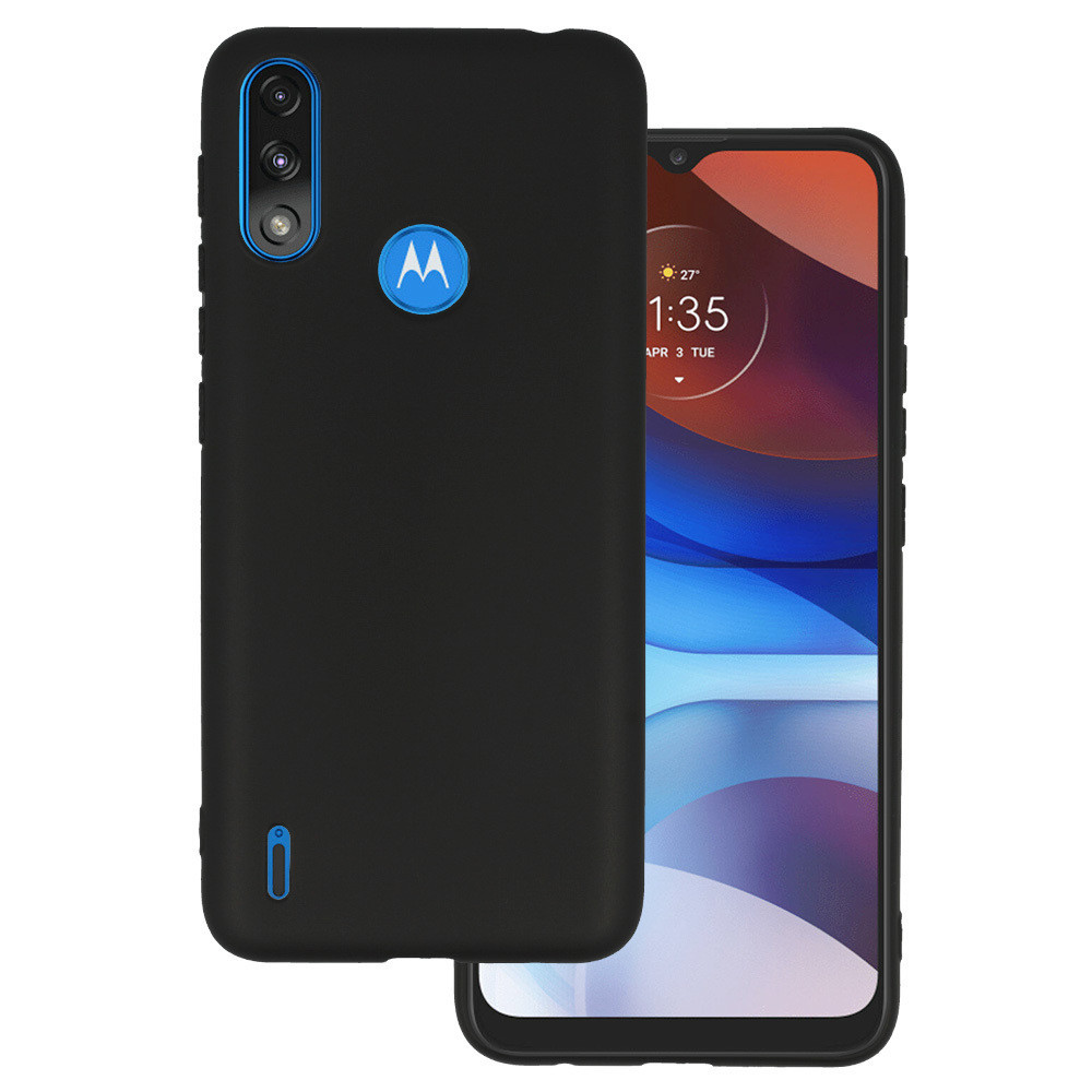 IZMAEL Motorola Moto E7 Power Silikonové Mäkké puzdro TPU  KP27882 čierna