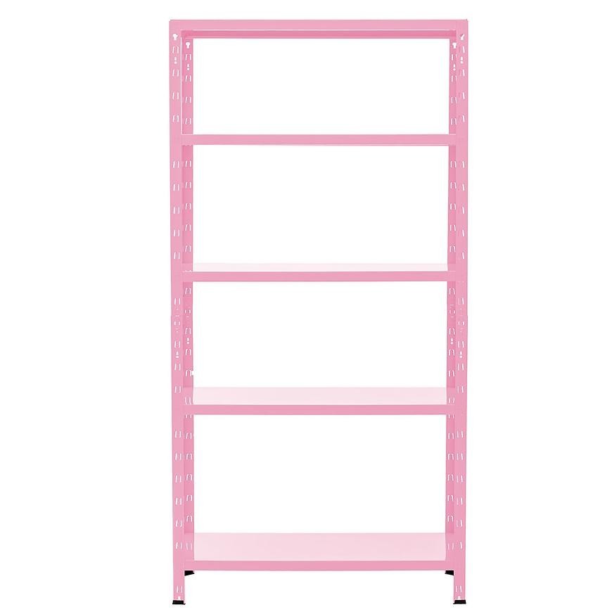 Kovový regál RNDU30-5 ružový 180x90x30cm - 5 polic/175kg