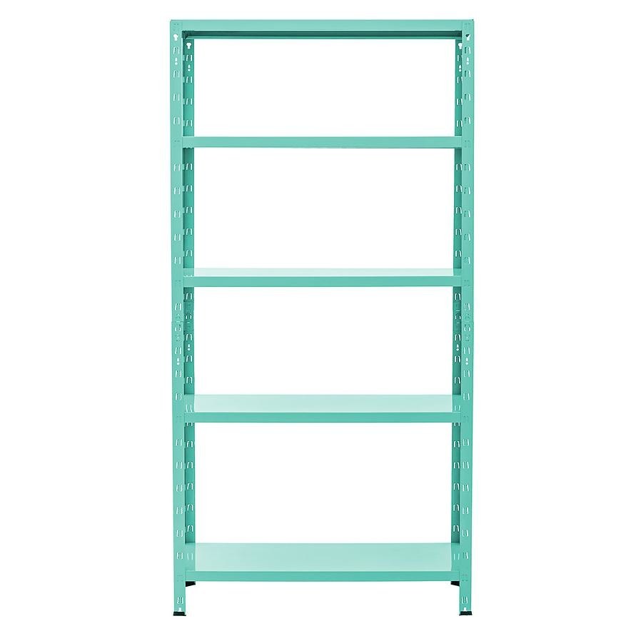Kovový regál RNDU30-5 modrý 180x90x30cm -5 polic/175kg
