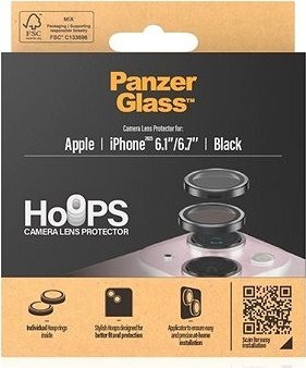 PanzerGlass Camera Protection Rings Apple iPhone 15 / Plus – Hoops Rings