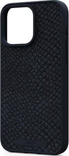 Njord Salmon Leather Magsafe Case for iPhone 15 Pro Max Black