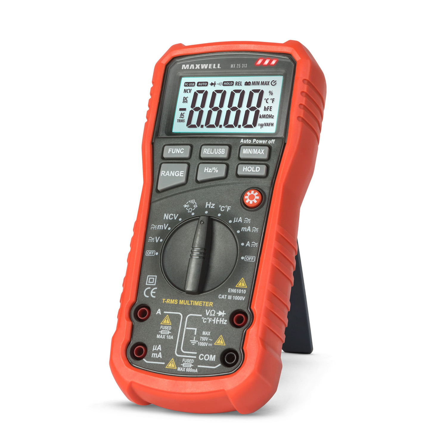 Digitálny multimeter - Automatický rozsah merania + meranie teploty