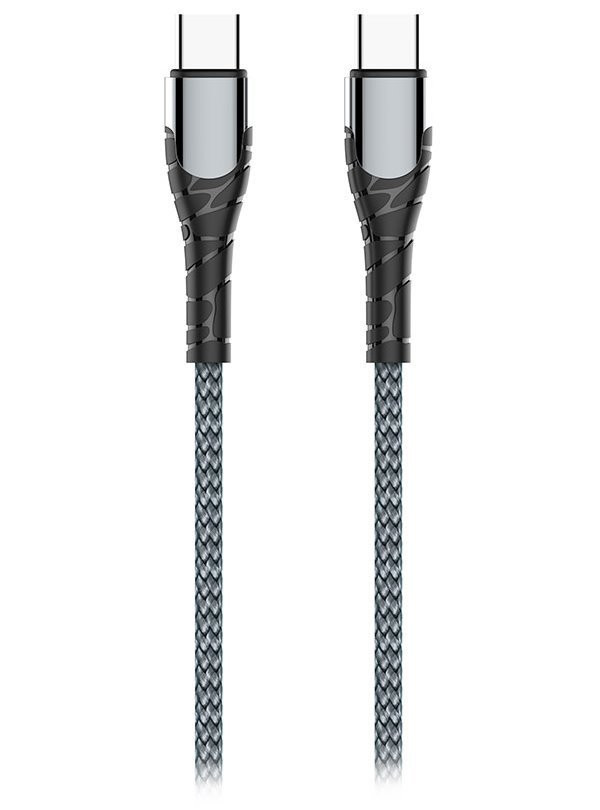 Colorway Dátový Kábel USB-C/ USB-C/ 3A/ Fast Charging 65W/ 2m/ Šedivý