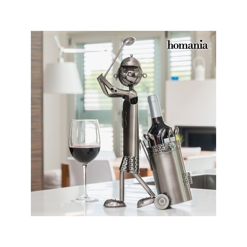 71-3097 DR Kovový stojan na víno golfista