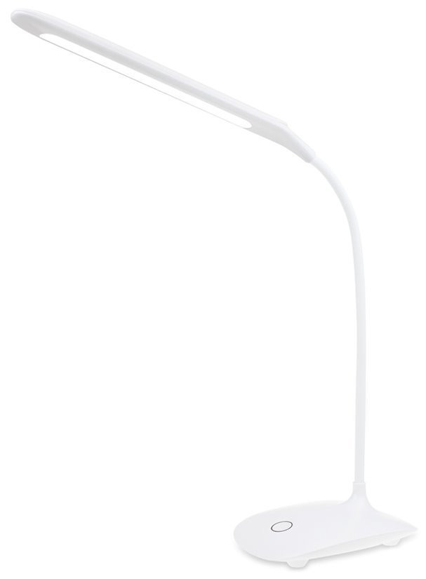 Colorway stolná LED lampa / CW-DL07FB-W/ Flexible 360 ° / Integrovaná batéria / Biela