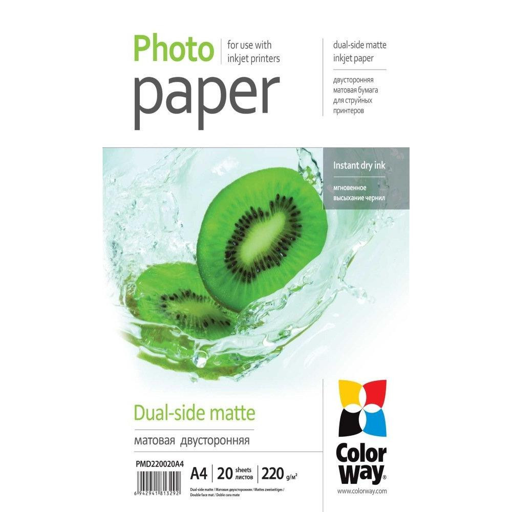 Fotopapier Dual-side Mat A4 20ks COLORWAY