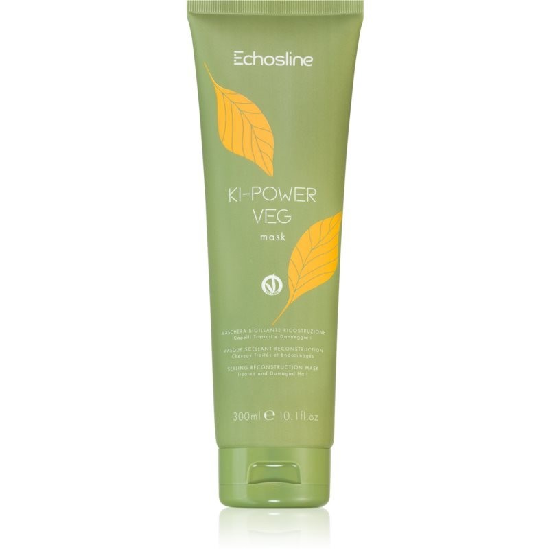 Echosline Ki-Power Veg Mask regeneračná maska pre poškodené vlasy 300 ml