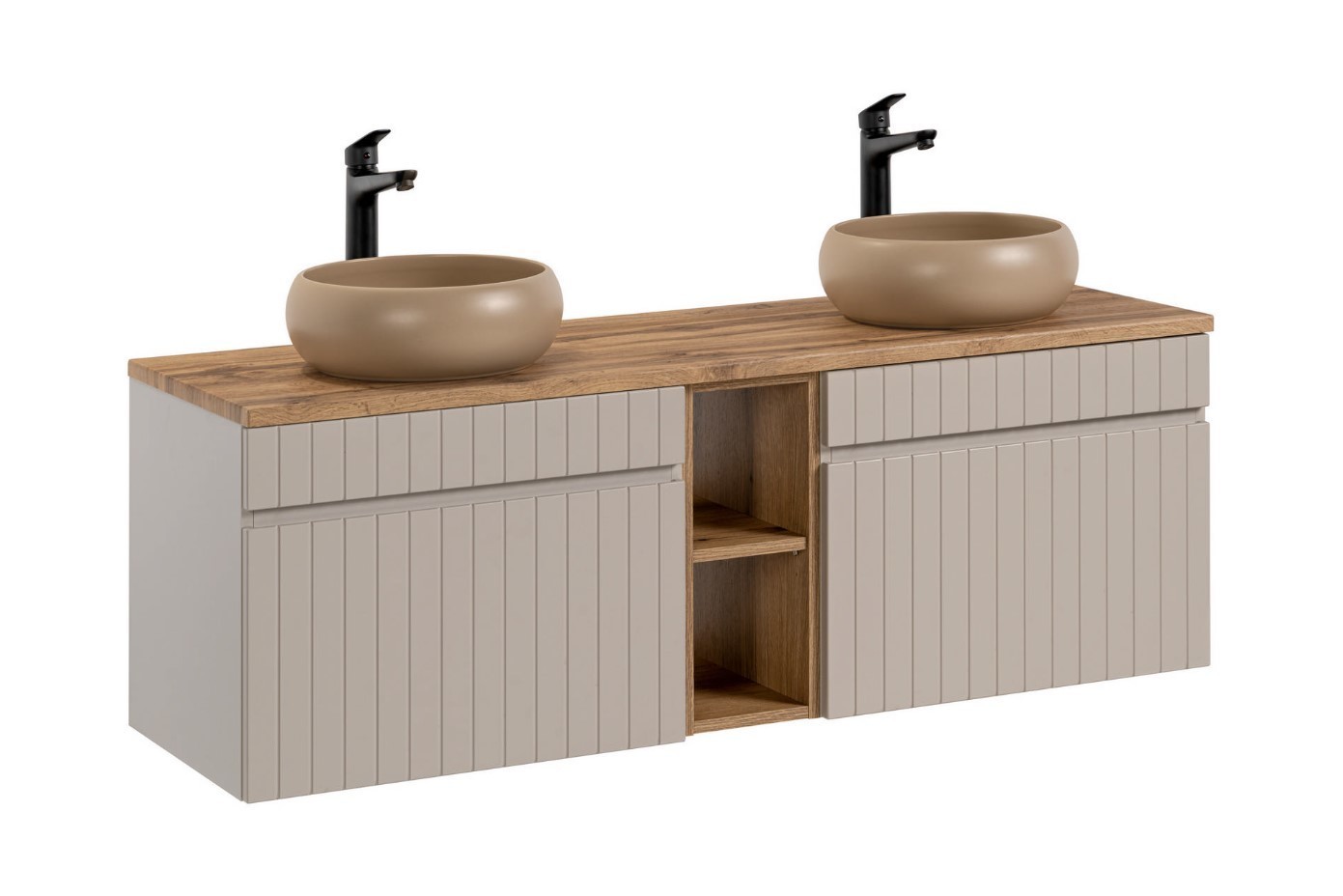 ArtCom Kúpeľňový komplet ICONIC Cashmere DU140/1 s doskou a umývadlom