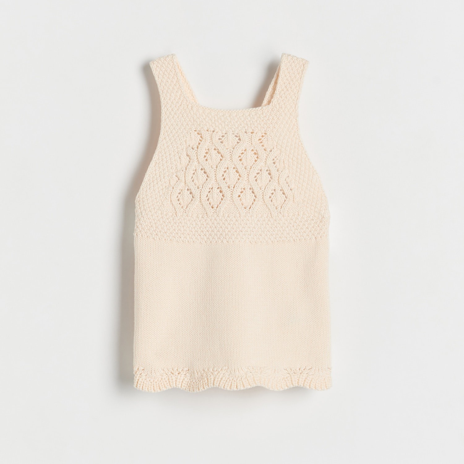 Reserved - Babies` skirt - Krémová