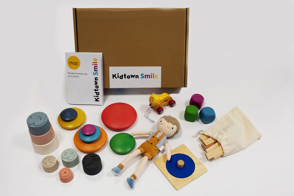 Kidtown Smile: Hop (hrací set, 10-12 měsíců)