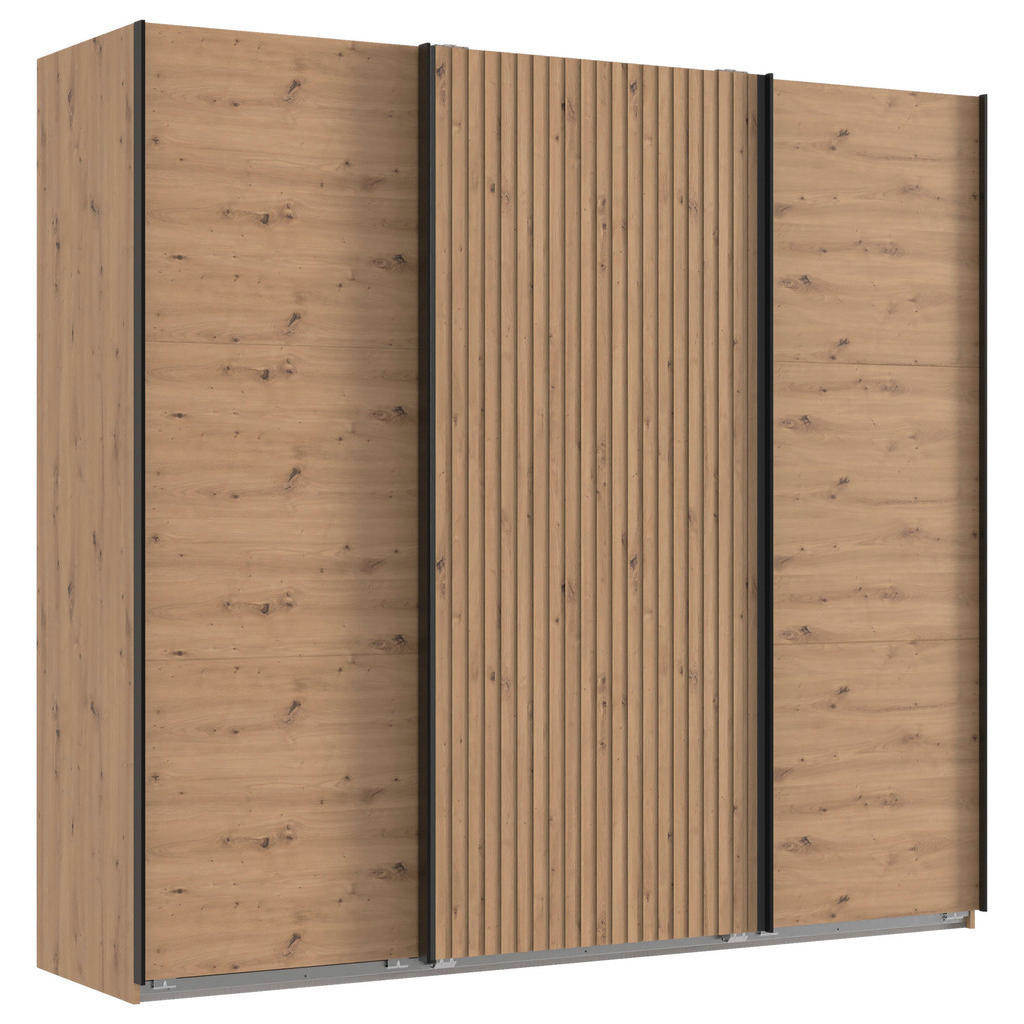 MID.YOU SKRIŇA S POS. DVER. – HOR.VED, dub artisan, 250/216/65 cm