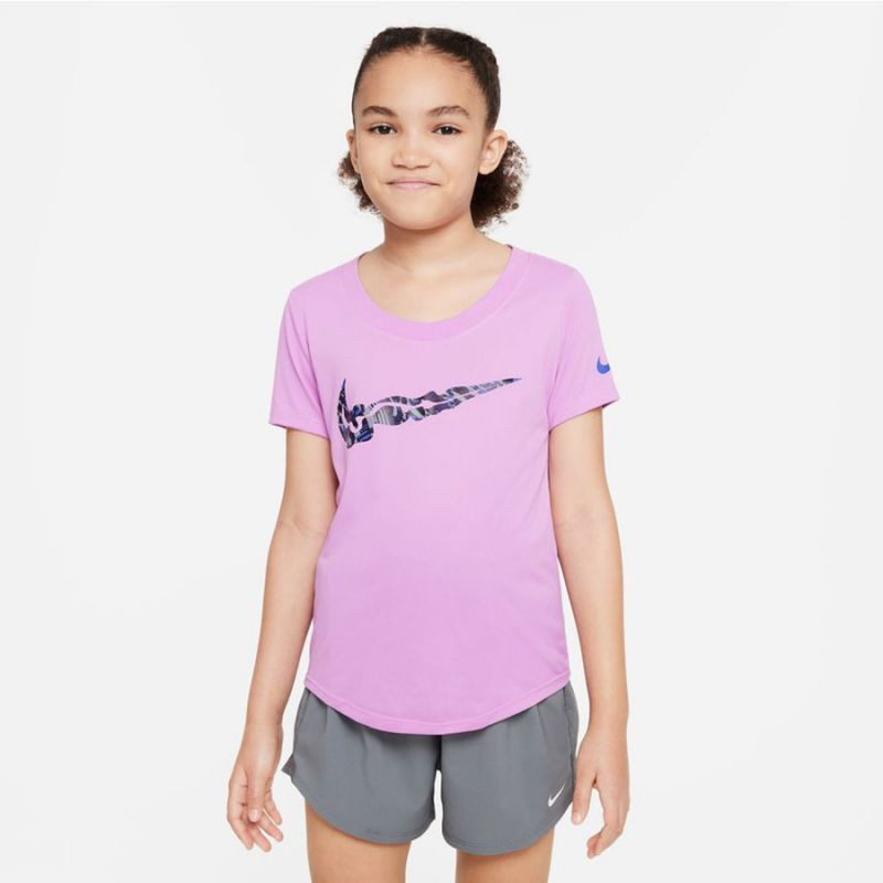 Detské tričko Dri-Fit Jr DZ3583-532 - Nike S (128-137 cm)