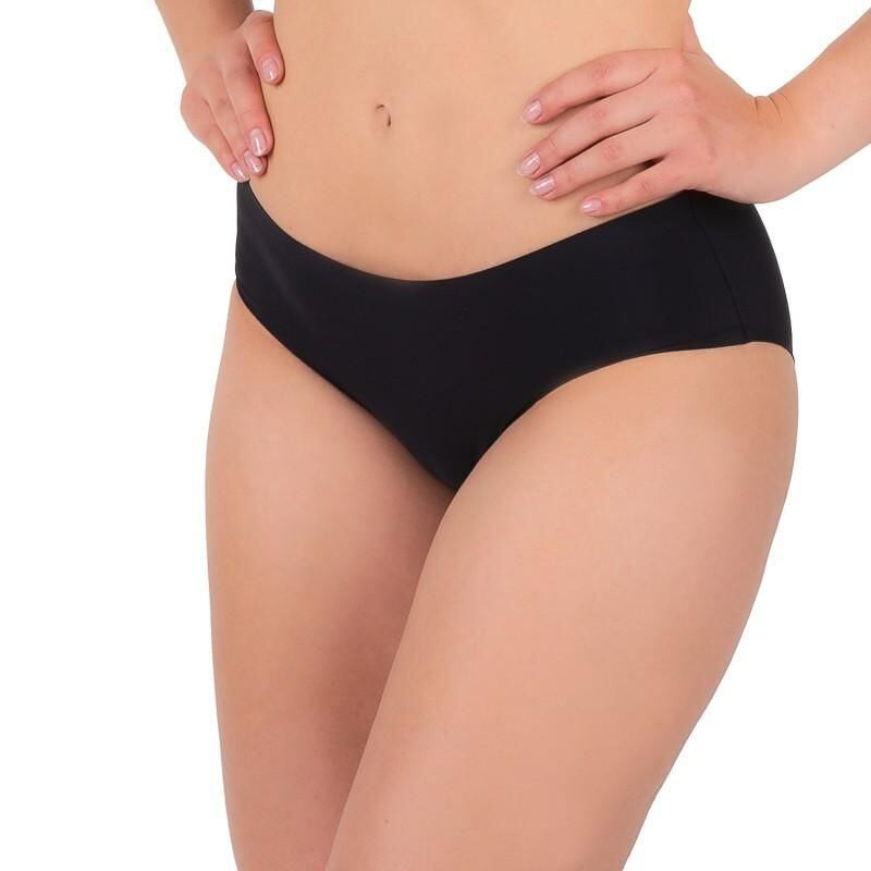 Bezšvové nohavičky Mini Bikini čierne černá S