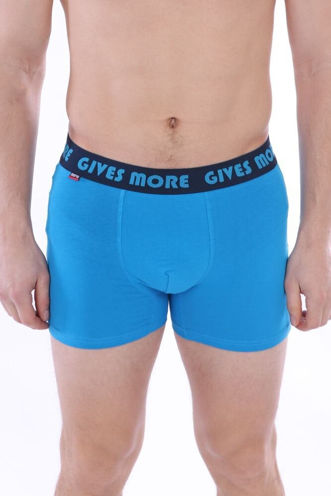 Pánske boxerky Long Fit 106 tyrkysové tyrkysová L