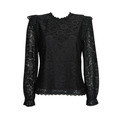 Košele a blúzky Pieces  PCOLLINE LS LACE TOP NOOS BC