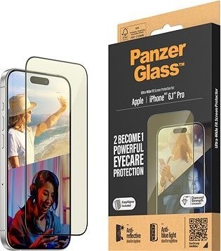 PanzerGlass Apple iPhone 15 Pro AntiRexní & AntiBlue s inštalačným rámčekom