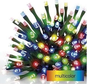 EMOS LED vianočná reťaz, 12 m, vonkajšia aj vnútorná, multicolor, programy