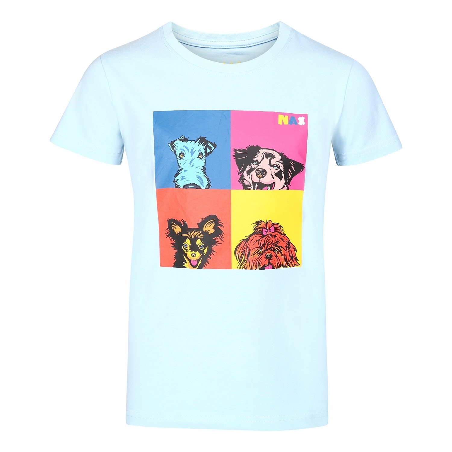 Children's T-shirt nax NAX ZALDO aquamarine