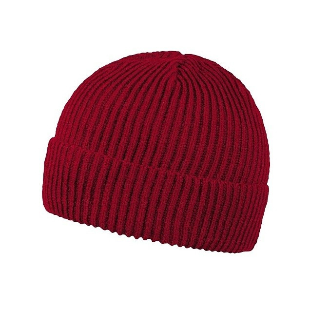 Čepice zimní CoFEE Wrap Beanie - tmavo červená