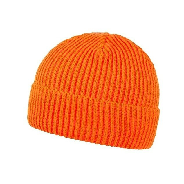 Čepice zimní CoFEE Wrap Beanie - oranžová svietiaca