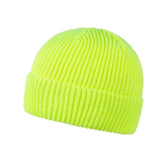 Čepice zimní CoFEE Wrap Beanie - žltá svietiaca