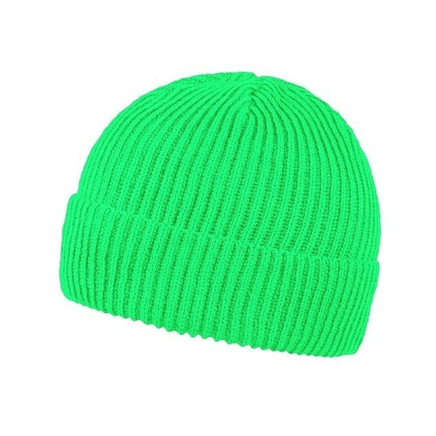 Čepice zimní CoFEE Wrap Beanie - zelená svietiaca