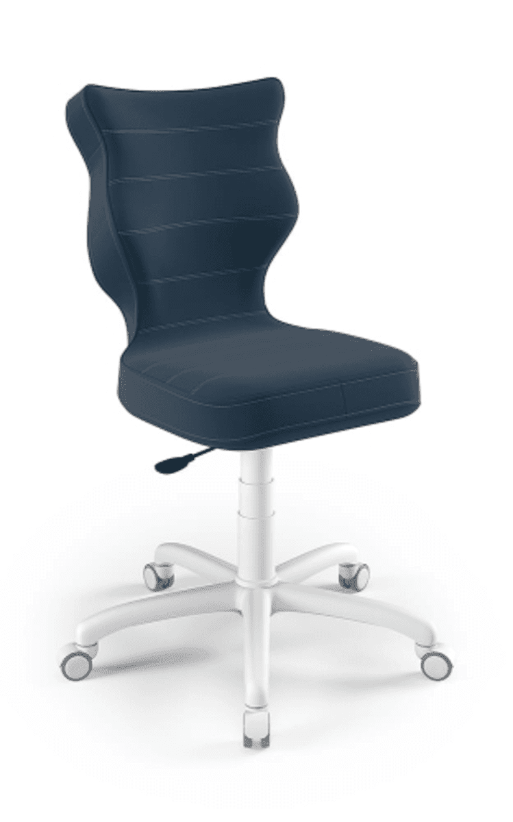 Ergonomická stolička k písaciemu stolu upravená na výšku 159-188 cm - námornícka modrá kids chair navy blue