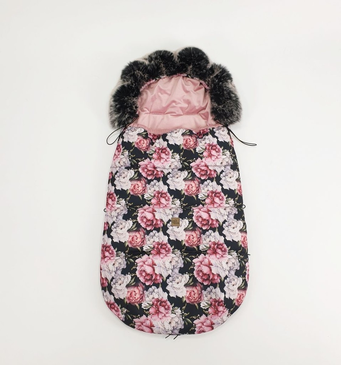 Zimný fusak - Pivonky sleeping bag - peonies