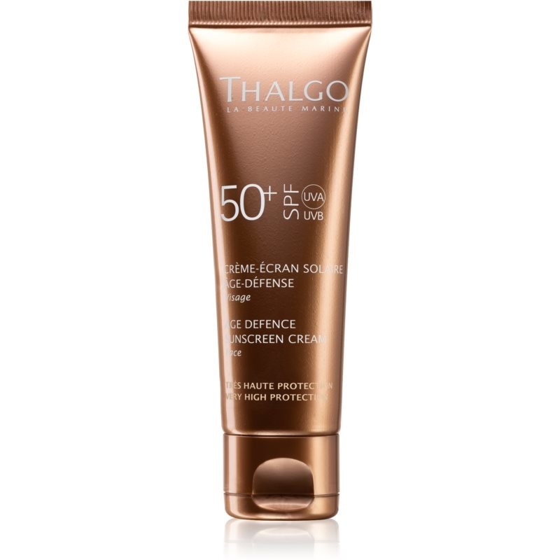Thalgo Age Defence Sunscreen Cream omladzujúci ochranný denný krém na opaľovanie SPF 50+ 50 ml